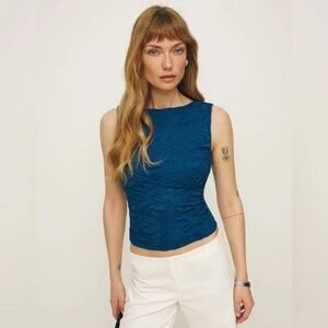 Reformation Dusk Textured Top
